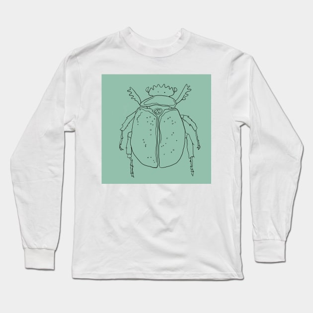 Mint Bug Long Sleeve T-Shirt by holymisa